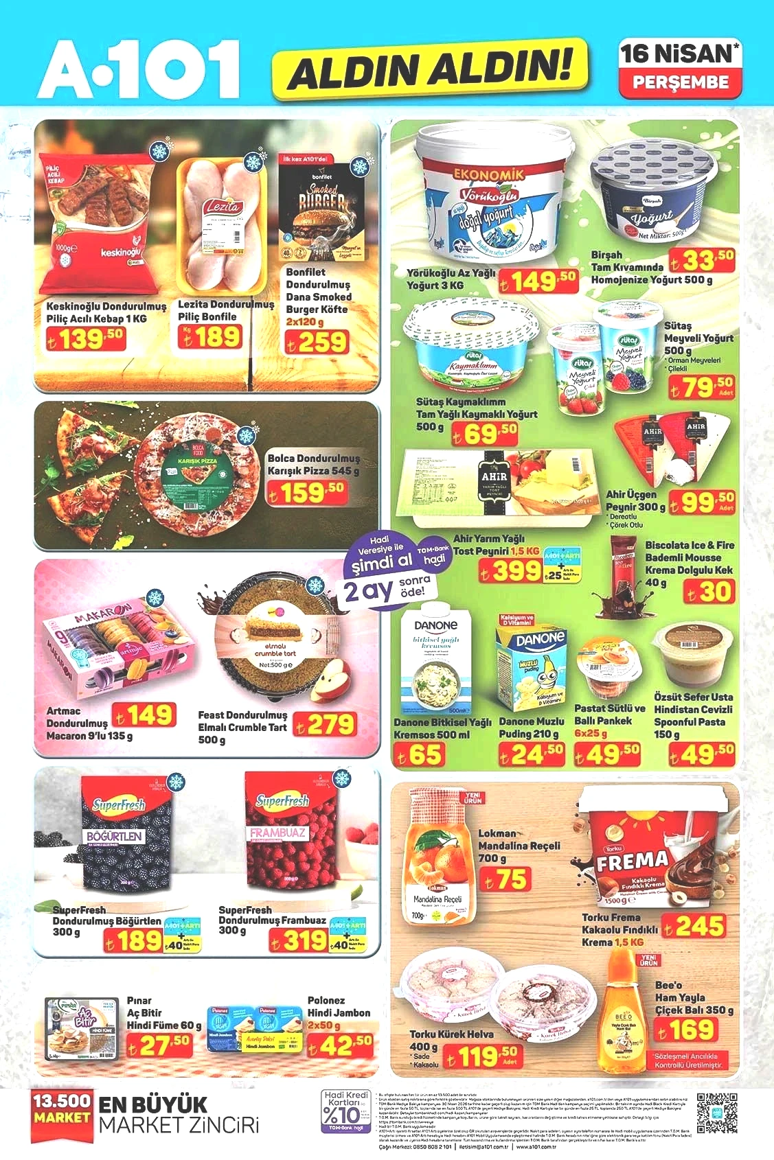 16 NİSAN A101 ALDIN ALDIN AKTÜEL KATALOĞU