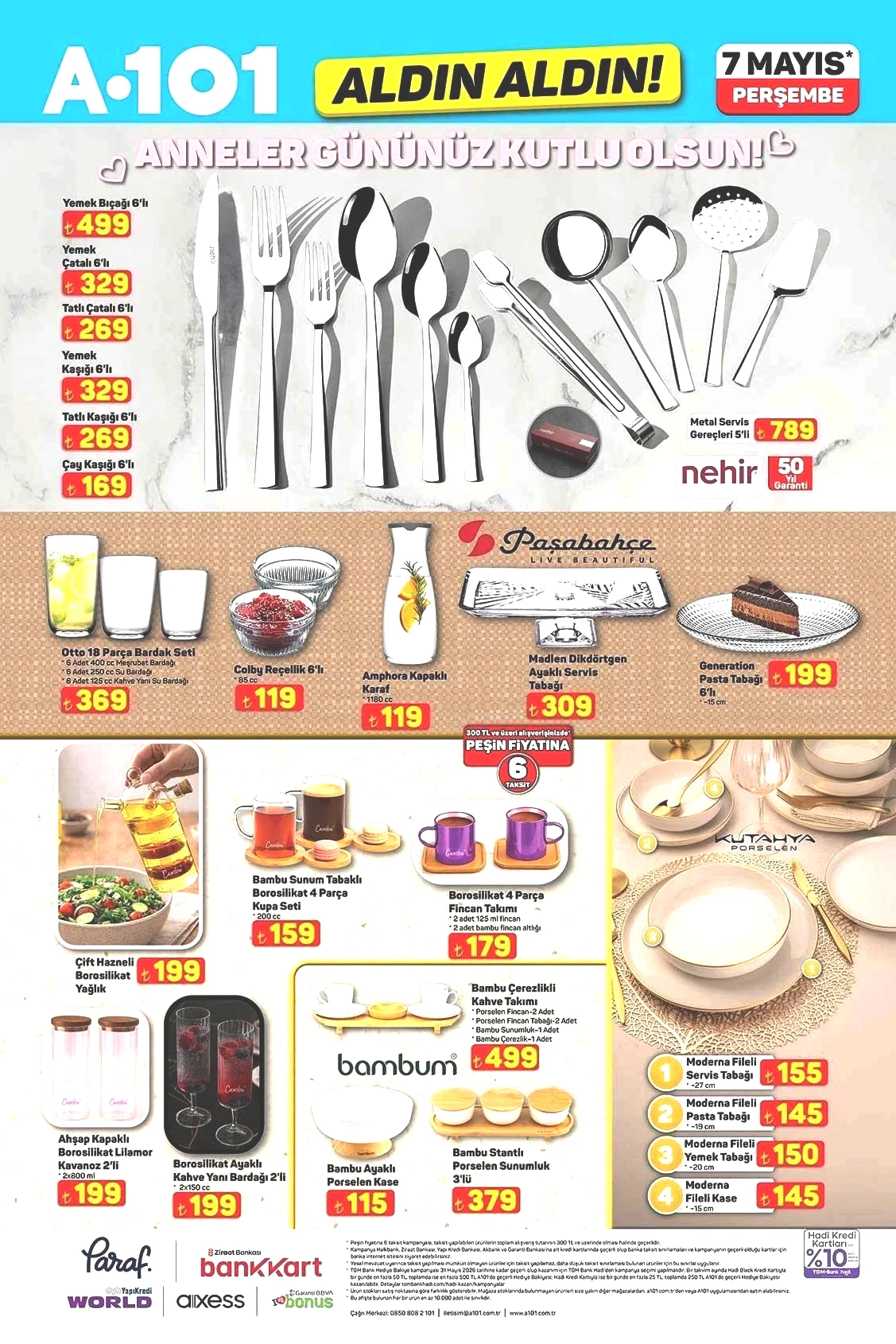 7 MAYIS A101 ALDIN ALDIN AKTÜEL KATALOĞU